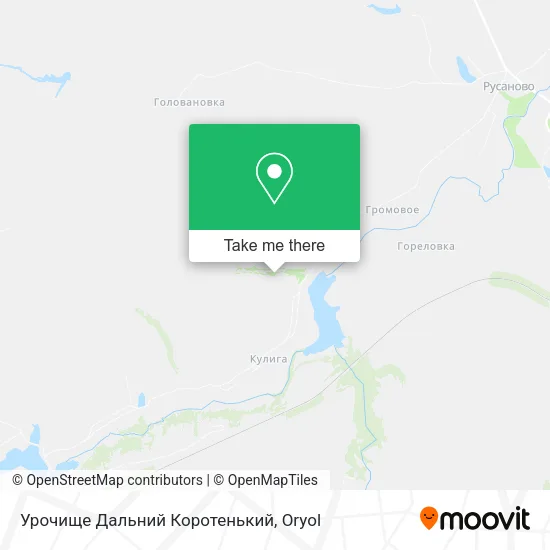Урочище Дальний Коротенький map