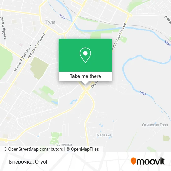 Пятёрочка map