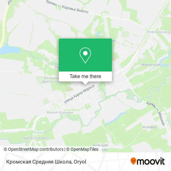Кромская Средняя Школа map
