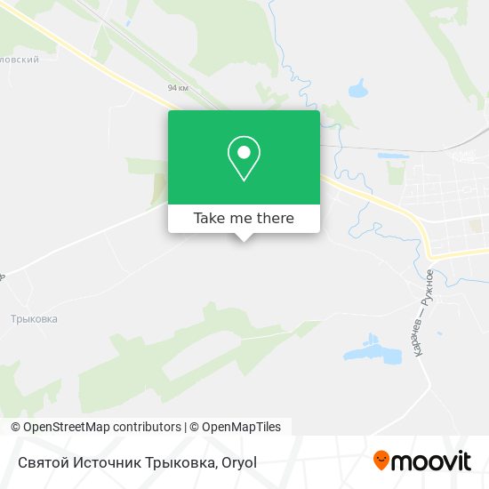 Святой Источник Трыковка map