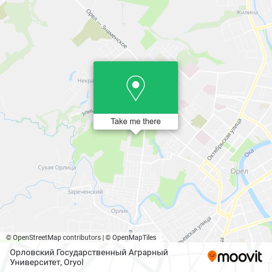 Орловский Государственный Аграрный Университет map