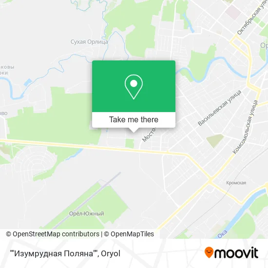 ""Изумрудная Поляна"" map