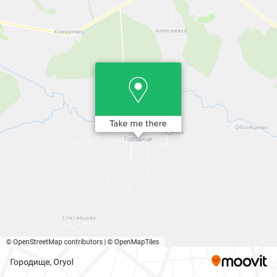Городище map