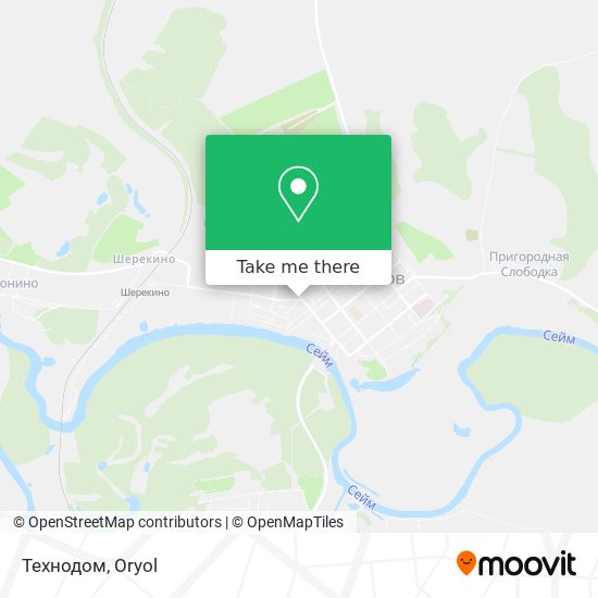 Технодом map