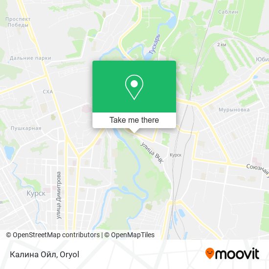 Калина Ойл map