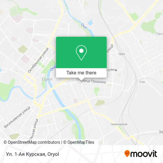 Ул. 1-Ая Курская map