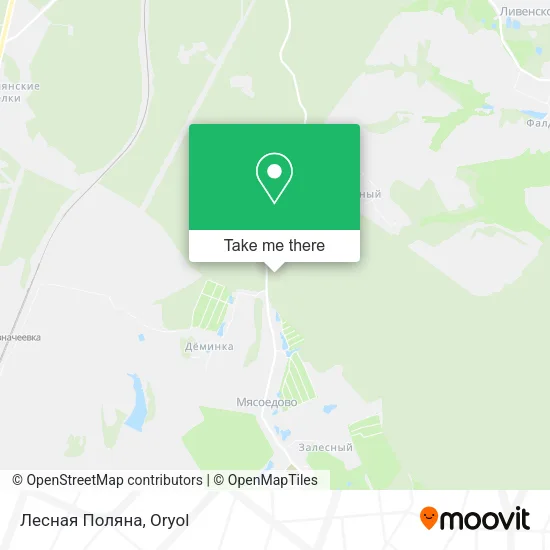 Лесная Поляна map