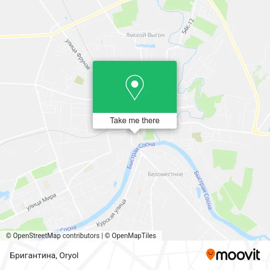 Бригантина map