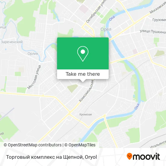 Торговый комплекс на Щепной map