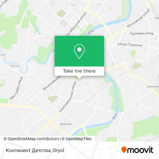 Континент Детства map
