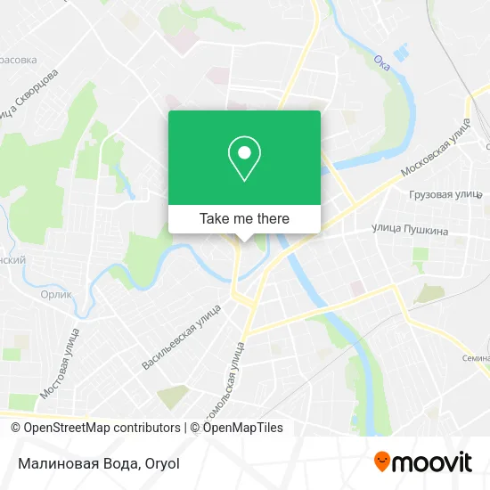 Малиновая Вода map