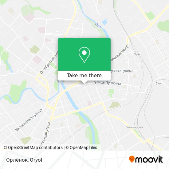Орлёнок map