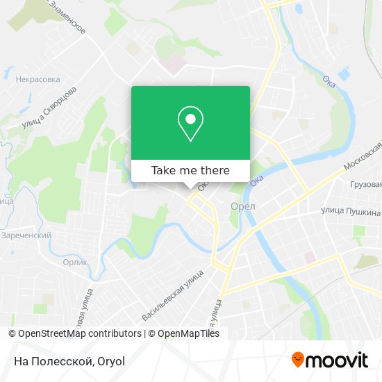 На Полесской map