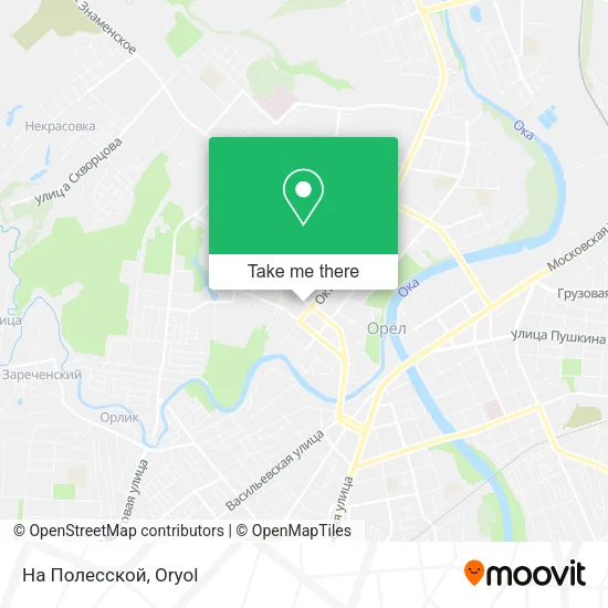 На Полесской map