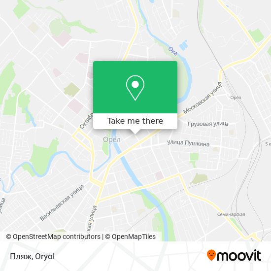 Пляж map