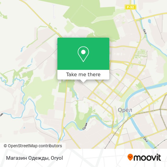 Карта магазина ок