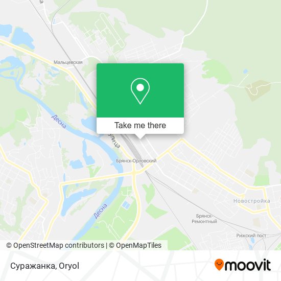 Суражанка map