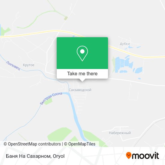 Баня На Сахарном map