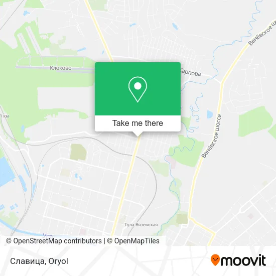 Славица map