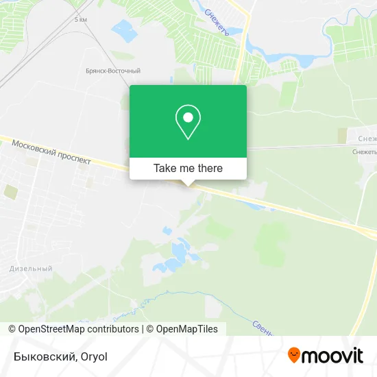 Быковский map