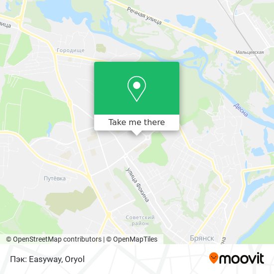 Пэк: Easyway map