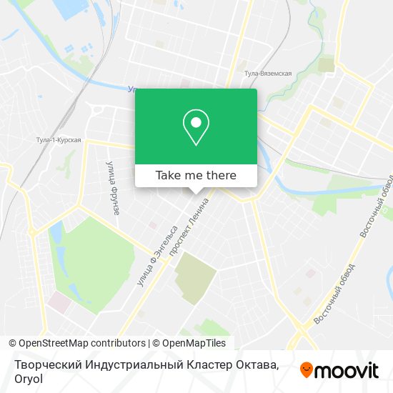 Творческий Индустриальный Кластер Октава map
