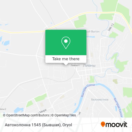 Автоколонна 1545 (Бывшая) map