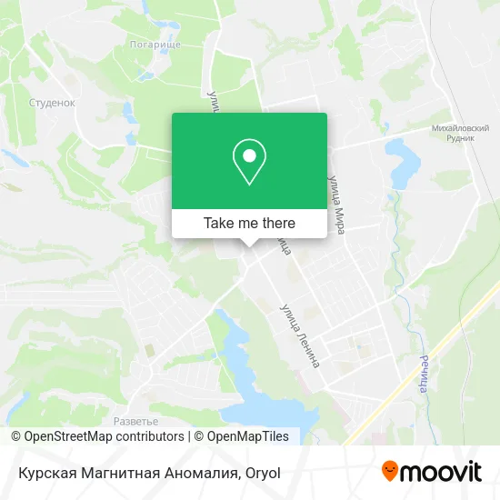 Курская Магнитная Аномалия map