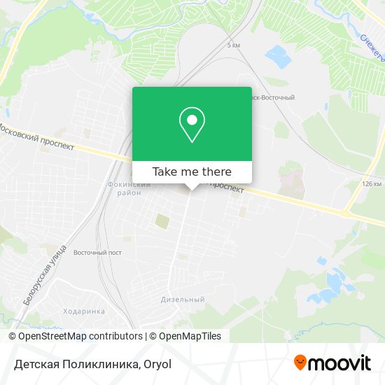 Детская Поликлиника map