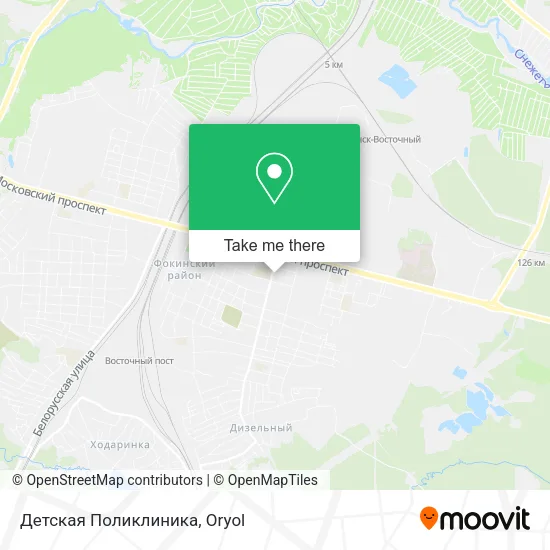 Детская Поликлиника map