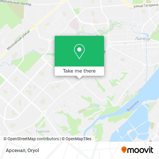 Арсенал map