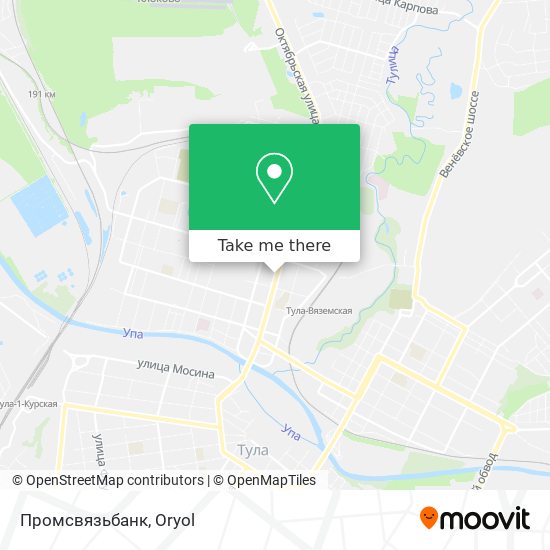 Промсвязьбанк map