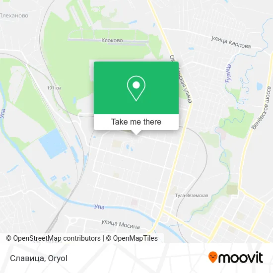 Славица map