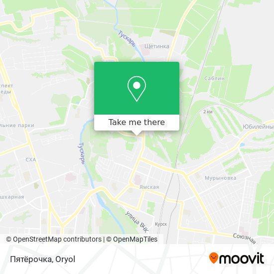 Пятёрочка map