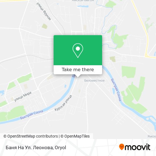 Баня На Ул. Леонова map
