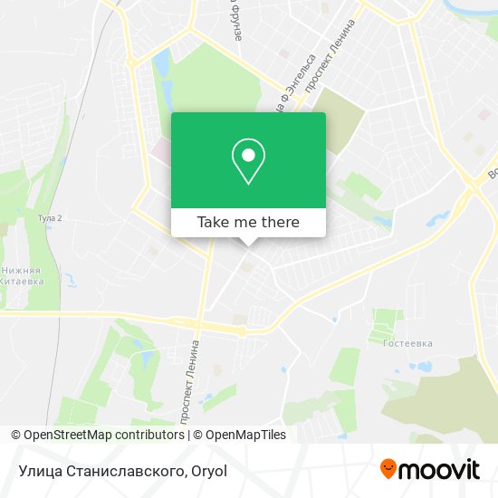 Улица Станиславского map