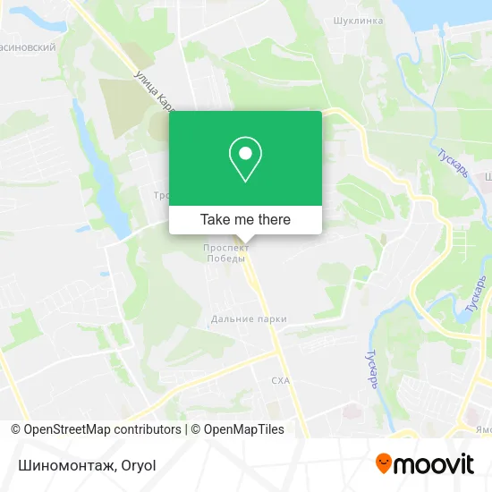 Шиномонтаж map
