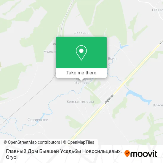 Главный Дом Бывшей Усадьбы Новосильцевых map