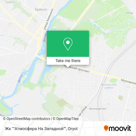 Жк ""Атмосфера На Западной"" map