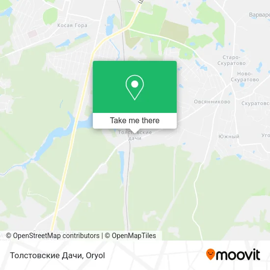 Толстовские Дачи map