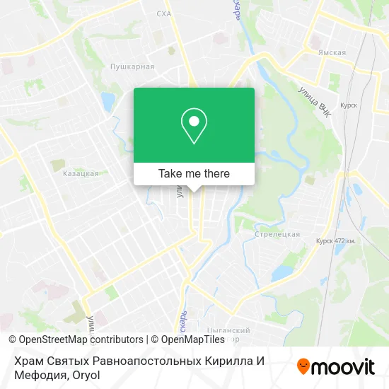 Храм Святых Равноапостольных Кирилла И Мефодия map