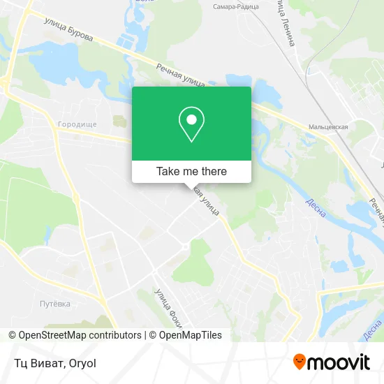 Тц Виват map