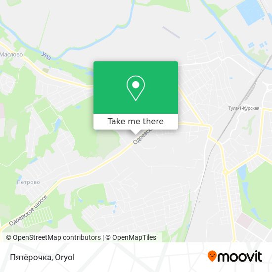 Пятёрочка map