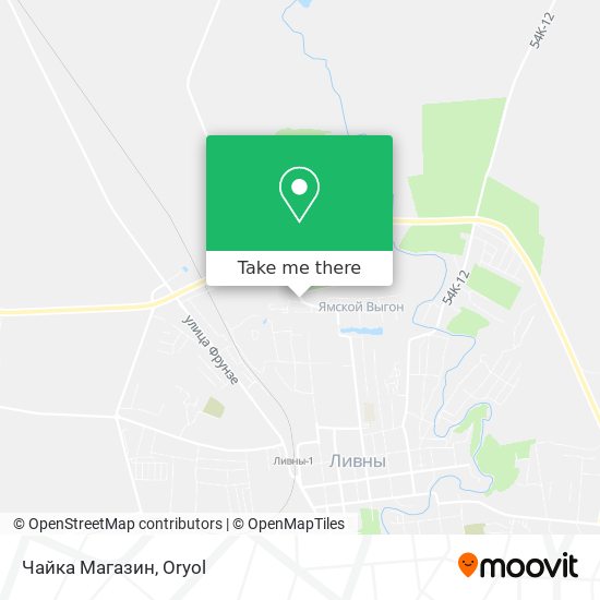 Чайка Магазин map