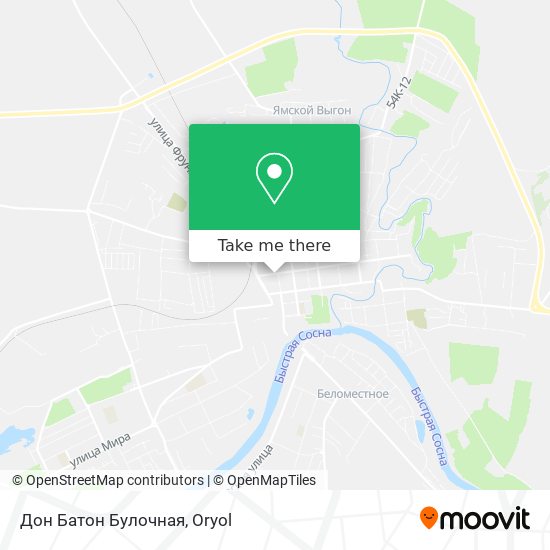 Дон Батон Булочная map