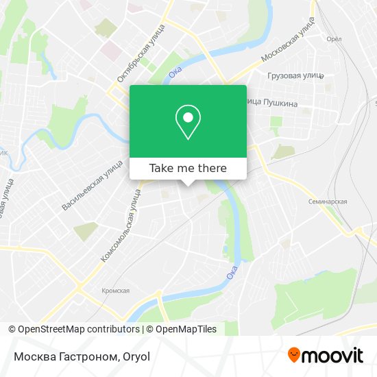 Москва Гастроном map