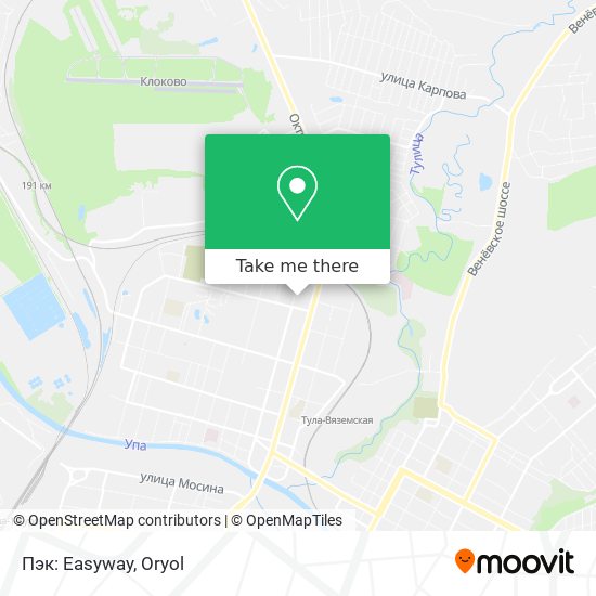 Пэк: Easyway map
