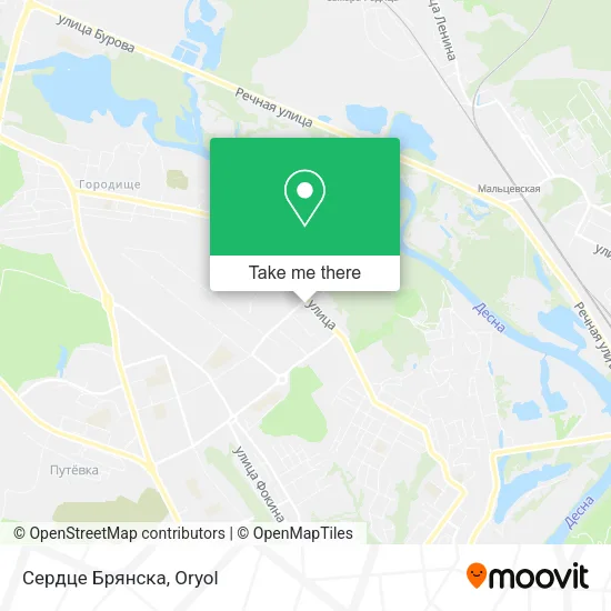 Сердце Брянска map