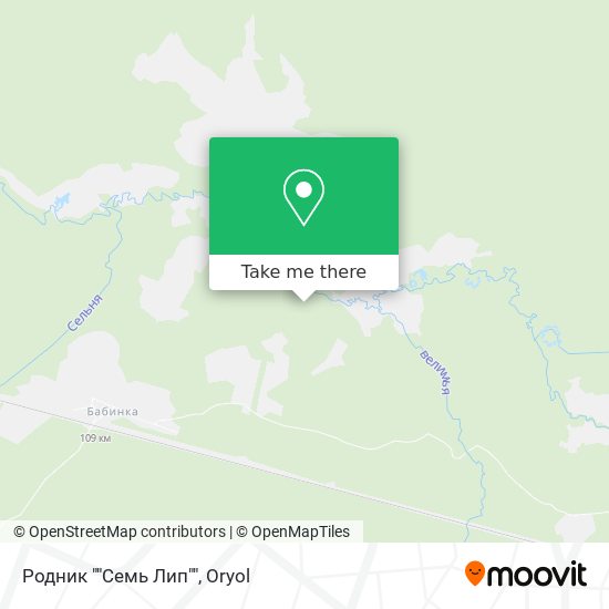 Родник ""Семь Лип"" map