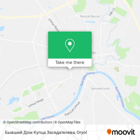 Бывший Дом Купца Заседателева map